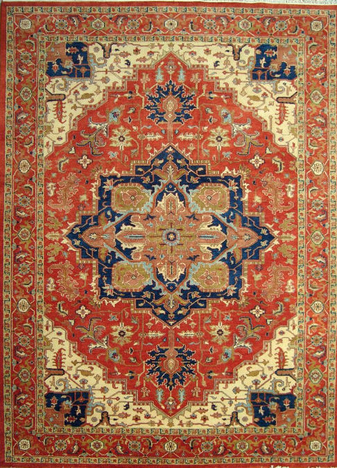 Eastern Weavers Rugs EME02RR8x11 Emerson EME02 Rust Rust 8x11 Persian Rug