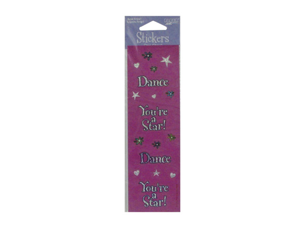 girl time dance sticker sheet  Pack of 24
