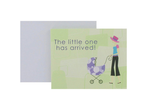 Baby announcements with modern mom#44; set of 8 Pack of 48