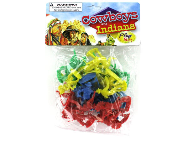 Cowboys And Indians Play Set - Pack Of 48