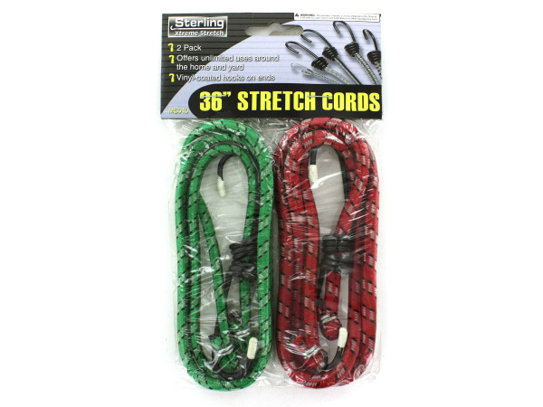 Ms010-24 Green/red Stretch Cord Set - Pack Of 24