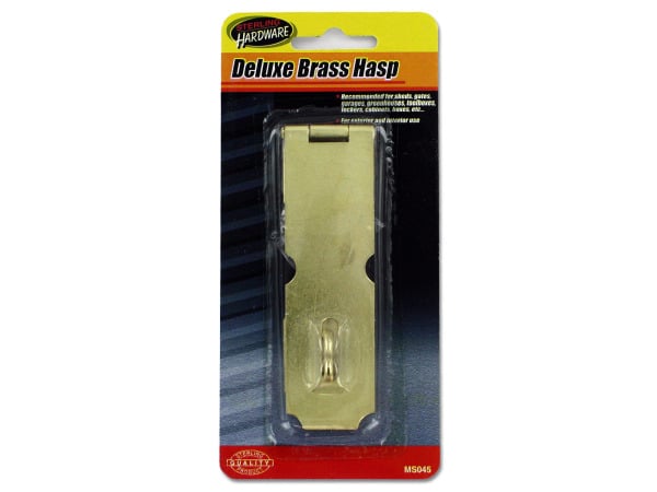 Deluxe Brass Hasp - Pack Of 48