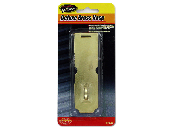 Deluxe Brass Hasp - Pack Of 72
