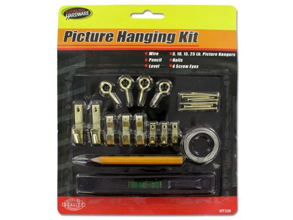 Mt329-25 Picture Hanging Kit - Pack Of 25