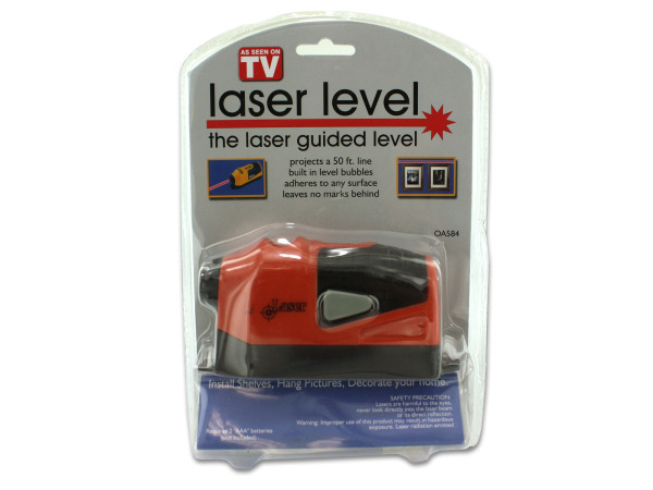 Oa584-18 4-13/16" X 1-5/8" X 2-3/8" Laser Guided Level - Pack Of 18