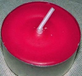 Light in the Dark LITDTLSTRAWBERRY25 Fresh Strawberry Scented Tealight Candles B