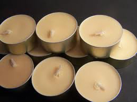 Light in the Dark LITDTLMELON25 Honeydew Melon Scented Tealight Candles Burn 4 H