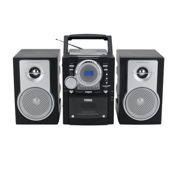 Naxa NPB425 Portable MP3CD Player with AMFM Stereo Radio Cassette PlayerRecorder