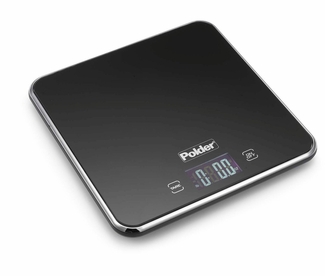 Polder Ksc-350-95rm Slimmer Digital Kitchen Scale - Black