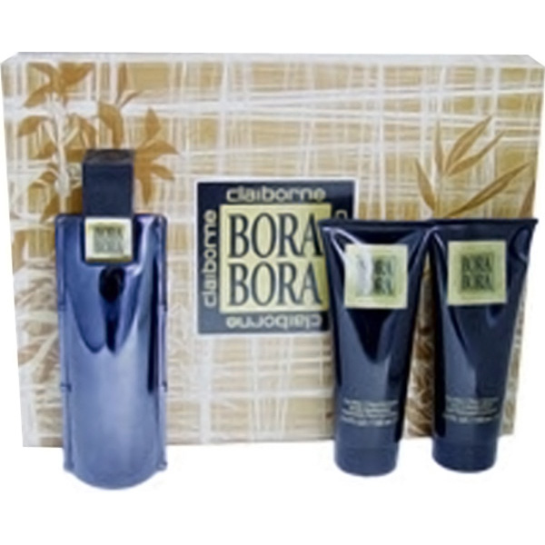 Bora Bora By For Men - 3 Pc Gift Set 3.4oz Cologne Spray 3.4oz Body Moisturizer 3.4oz Hair & Body Wash