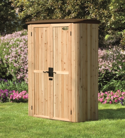 Suncast WRS4200 Vertical Wood and Resin Shed