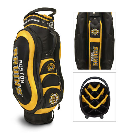 Team Golf 13135 Boston Bruins Medalist Cart Bag