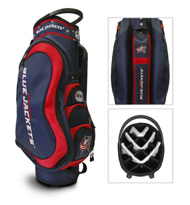 Team Golf 13735 NHL Columbus Blue Jackets Medalist Cart Bag 14 Way