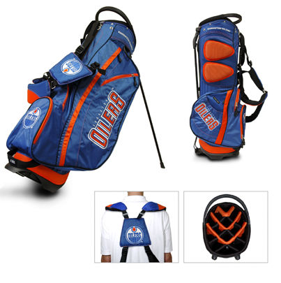 Team Golf 14028 NHL Edmonton Oilers Fairway StandCarry Bag 14 Way