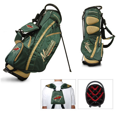 Team Golf 14328 NHL Minnesota Wild Fairway StandCarry Bag 14 Way