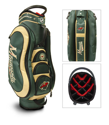 Team Golf 14335 NHL Minnesota Wild Medalist Cart Bag 14 Way