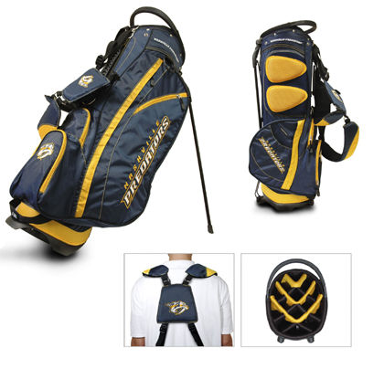 Team Golf 14528 NHL Nashville Predators Fairway StandCarry Bag 14 Way