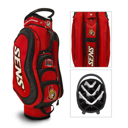 Team Golf 14935 Ottawa Senators Medalist Cart Bag