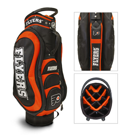 Team Golf 15035 Philadelphia Flyers Medalist Cart Bag