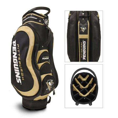 Team Golf 15235 Pittsburgh Penguins Medalist Cart Bag