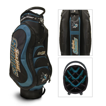 Team Golf 15335 San Jose Sharks Medalist Cart Bag