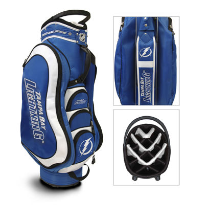 Team Golf 15535 NHL Tampa Bay Lightning Medalist Cart Bag 14 Way