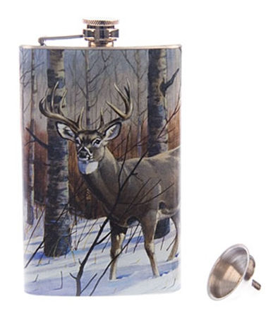 994 Stainless Steel Deer Flask