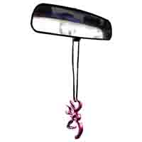 SPG BCO1203 Rear View Mirror with Pink Hanger