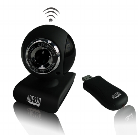 Adesso Computer Supplies CYBERTRACK V10 2.4 GHz RF Wireless Webcam