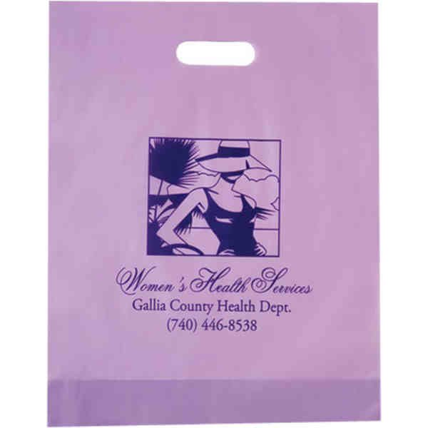 19fd12153 12 In. X 15 In. Frosted Die Cut Bag - Pack Of 250