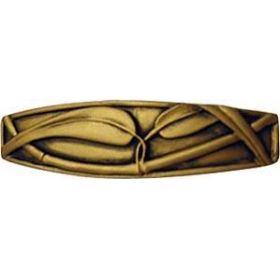 1809-3 Bamboo Leaf 4 In. Pull In Rubbed Bronze