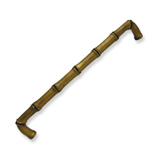 1813-21 Bamboo 12 In. Large Pull In Antique Gold