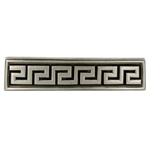 7256-20 Greek Key Olympia 3 In. Center To Center Pull In Satin Pewter