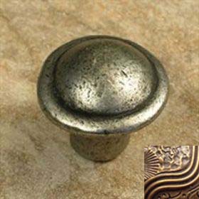 1045-3 1.13 In. Button Knob In Rubbed Bronze