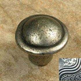 1045-8 1.13 In. Button Knob In In Bright Pewter