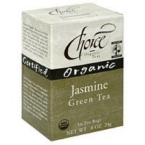 Choice Organic Teas 281323pack Choice Teas Jasmine Green Tea  3x16 bag