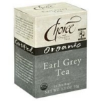 Choice Organic Teas 281433pack Choice Teas Earl Grey Tea  3x16 bag