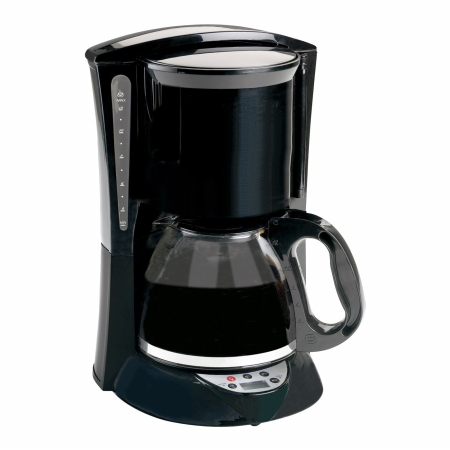 Ts-218b 12-cup Digital Coffee Maker - Black