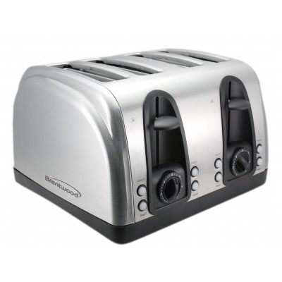 Ts-445s 4 Slice Toaster With Extra Functions - Stanless Steel