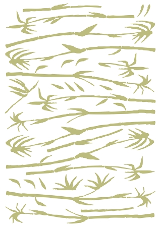 Crearreda CR44005 Bamboo Wall Stickers