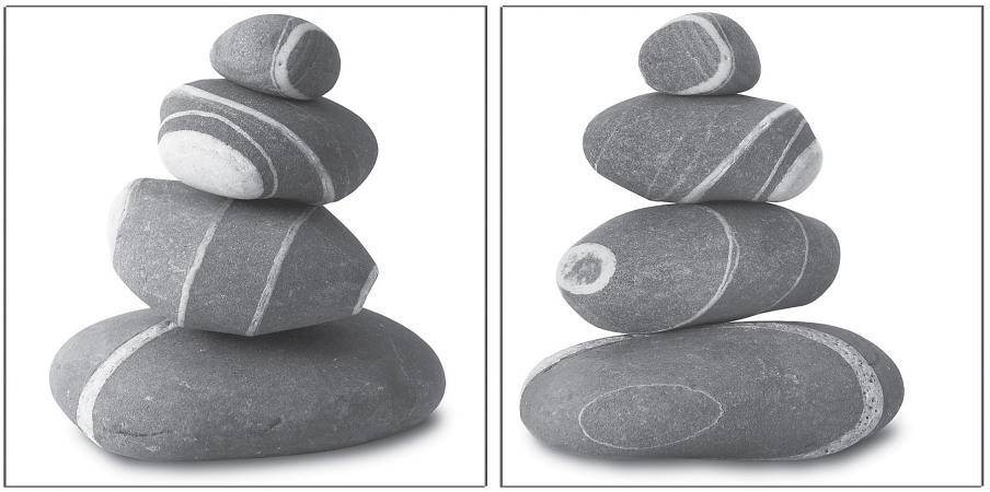 Crearreda CR54351 Stones Wall Stickers Pack of 2