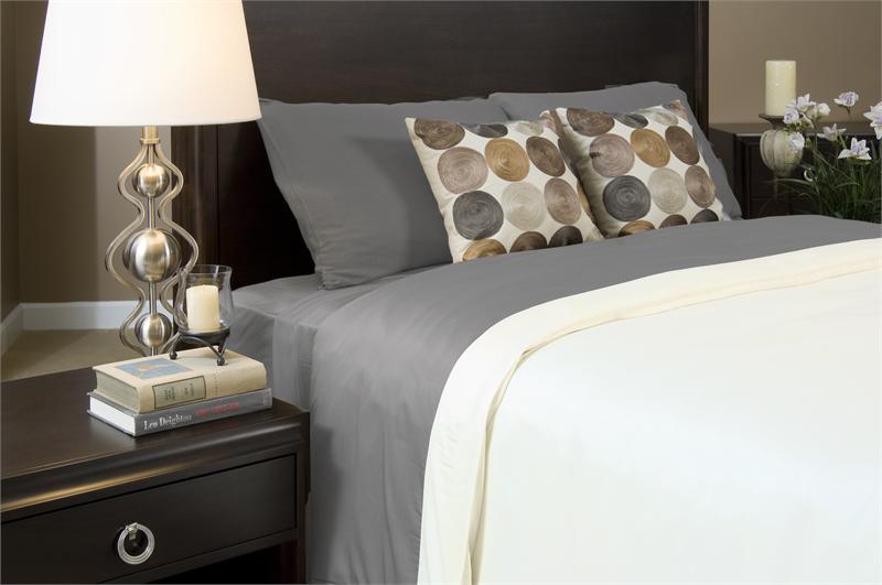 Bed Voyage 11981345 Duvet Cover  Twin  Platinum  Ivory R