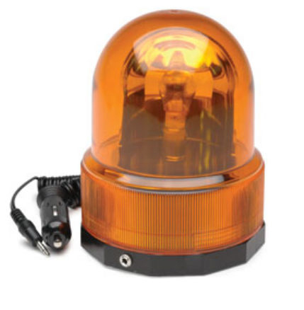 RPSC-728 12-Volt Revolving Warning Light with Magnetic Base - Amber Light RPSC-728 12-Volt Revolving Warning Light with Magnetic Base - Amber Light
