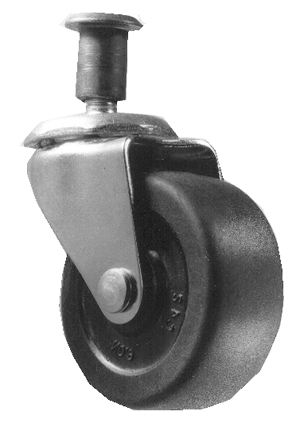 Ls96132 2 In. Replacement Wheel Rubber Wheel For Steel Creeper