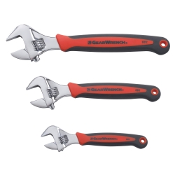 Kdt81990 3 Piece Adjustable Wrench Set- 6 In. 8 In. And 10 In.