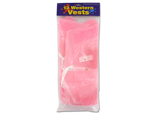 Cowgirl Western Vests  Pack of 48