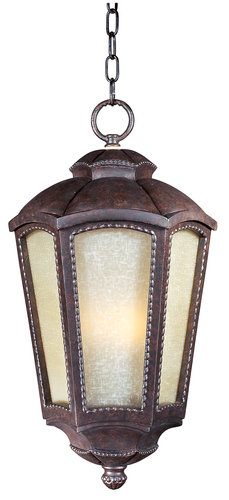 Maxim Lighting 85497TLML Pacific Heights VX ES 1 Light Outdoor Hanging in Mottled Leather Maxim Lighting 85497TLML Pacific Heights VX ES 1 Light Outdoor Hanging in Mottled Leather