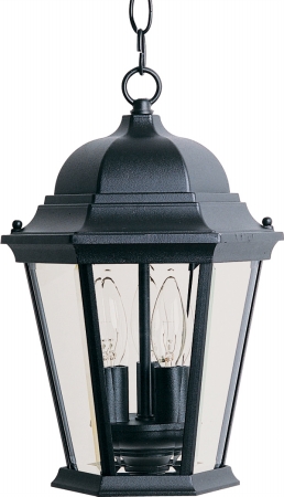 Maxim Lighting 1009BK Westlake Cast 3 Light Outdoor Hanging Lantern in Black Maxim Lighting 1009BK Westlake Cast 3 Light Outdoor Hanging Lantern in Black