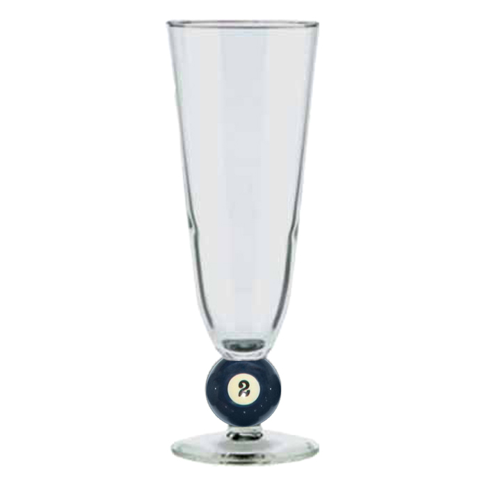 Trademark Poker 40billiardpilsner2 12 oz. Pilsner Billiard Glass No. 2