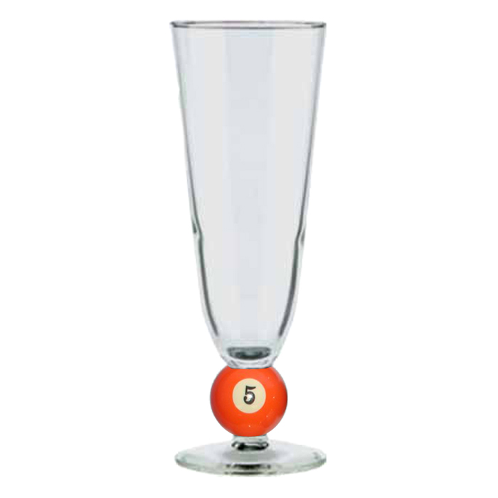 Trademark Poker 40billiardpilsner5 12 oz. Pilsner Billiard Glass No. 5